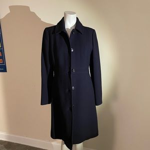 Classic lady day coat in Italian double-cloth wool with Thinsulate®